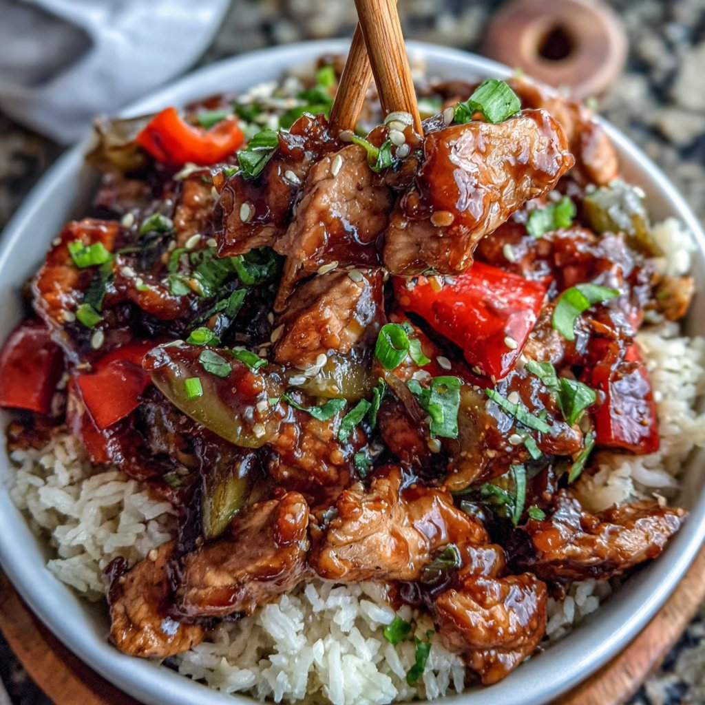 Teriyaki Turkey and Pepper Stir-Fry