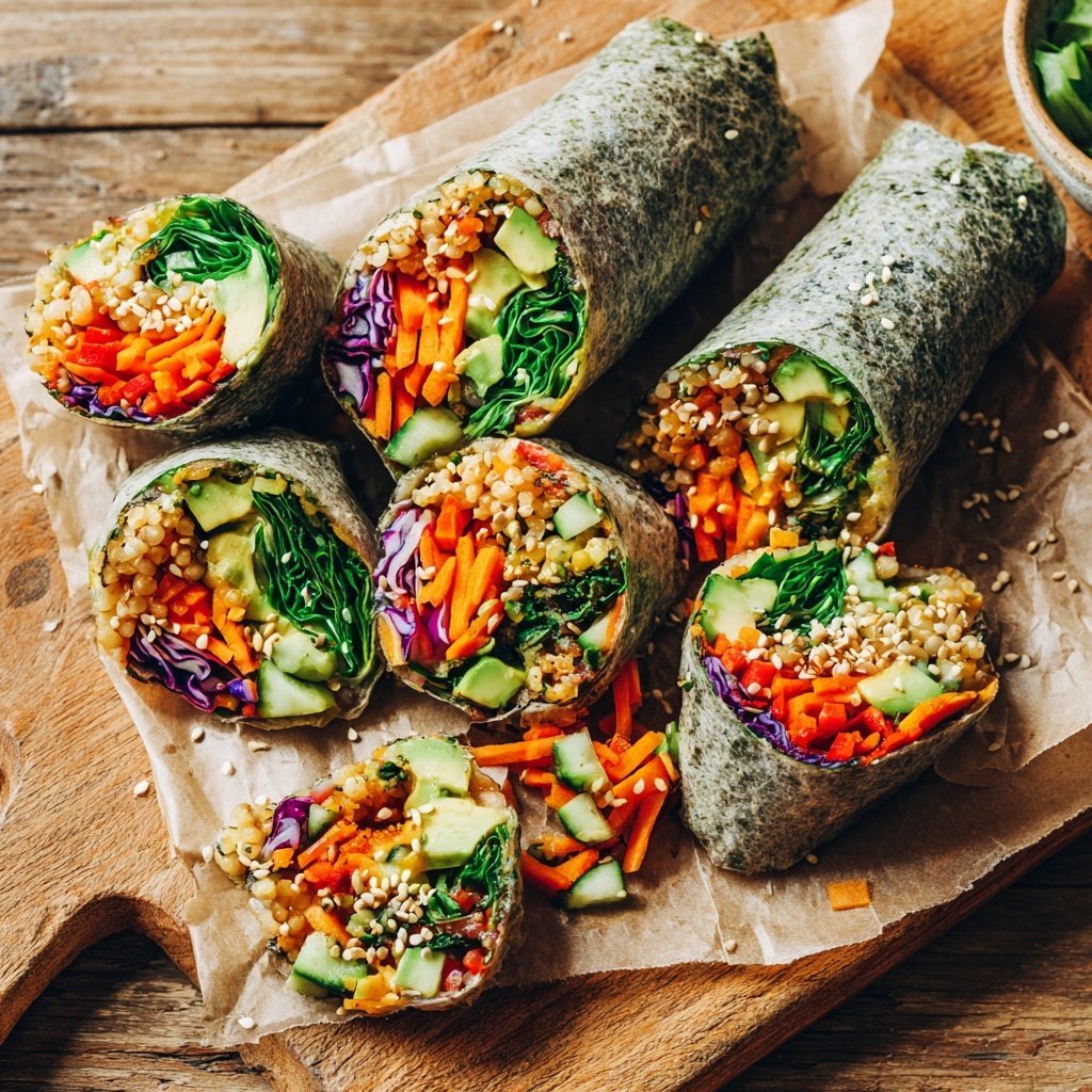 Veggie Sushi Burritos