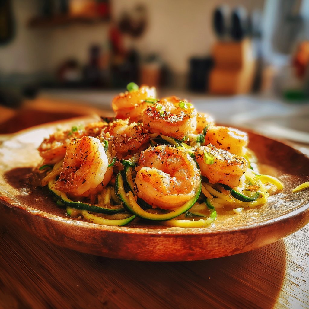 Shrimp Scampi with Zoodles