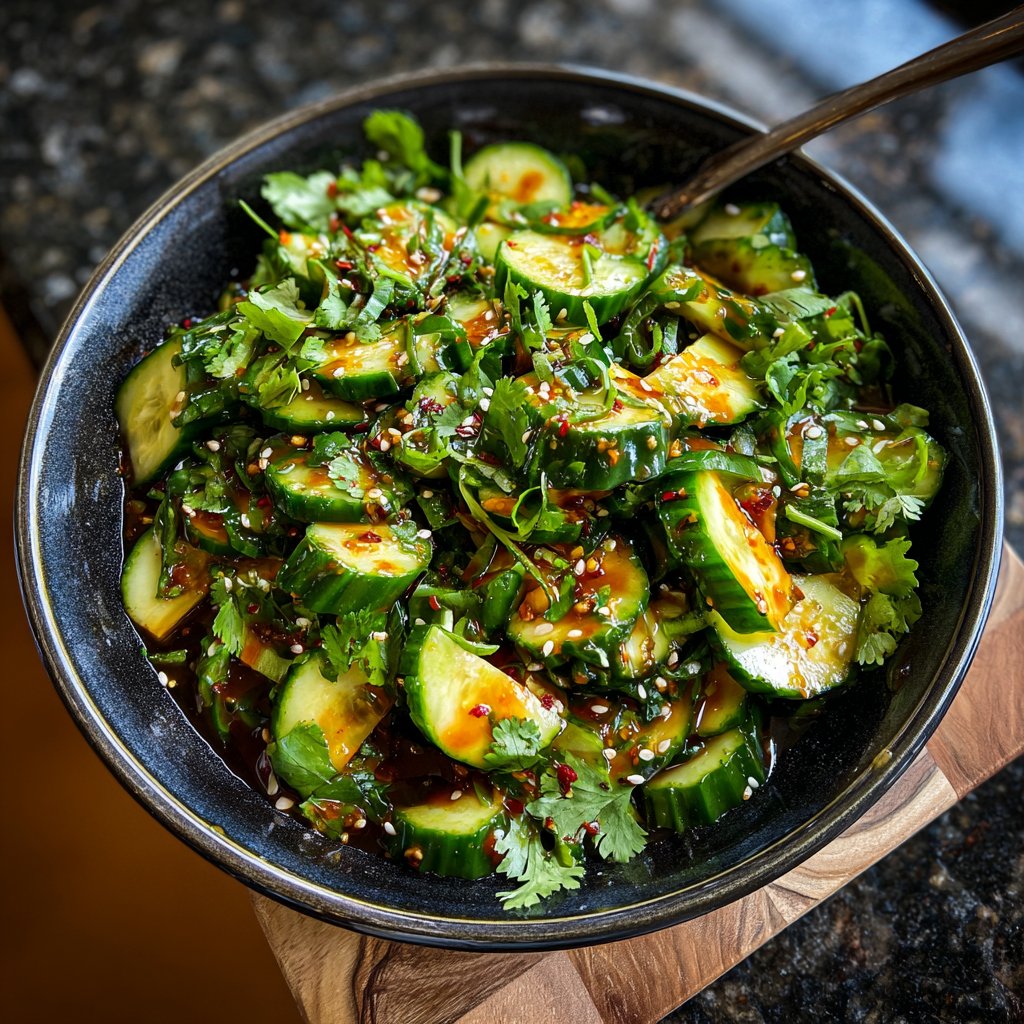 Crunchy Asian Cucumber Salad