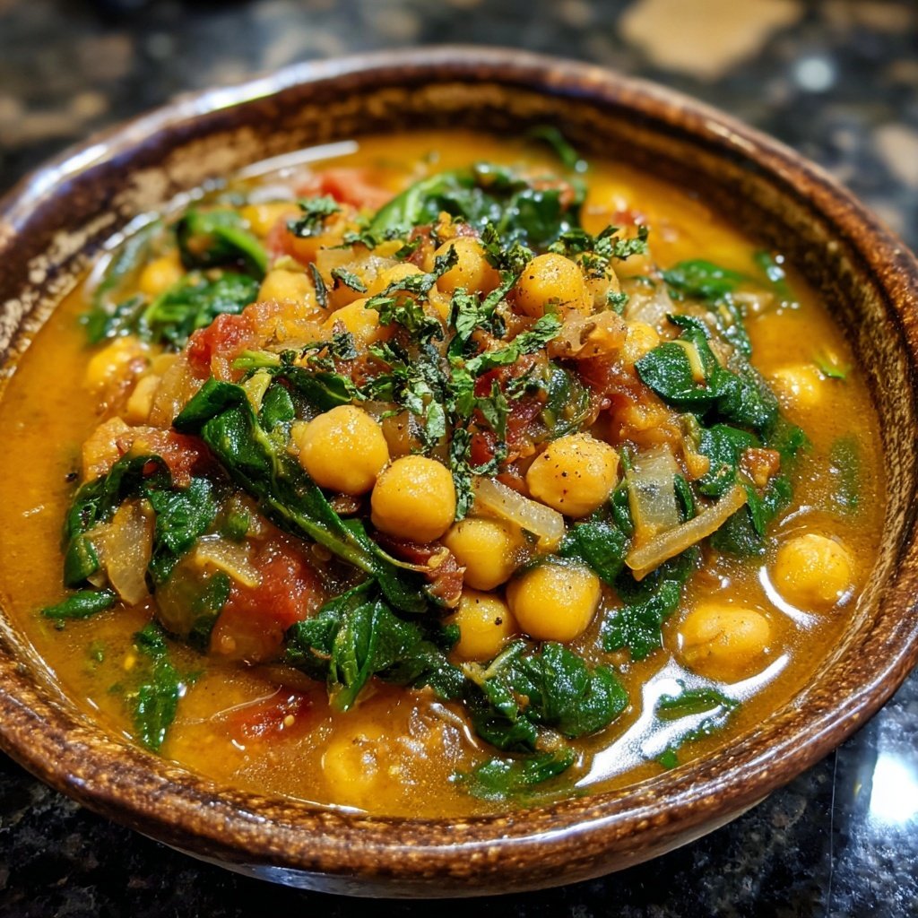 Chickpea and Spinach Stew